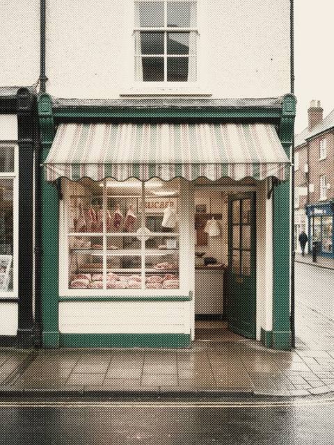 A butcher's shopfront